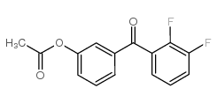 3-ACETOXY-2',3'-DIFLUOROBENZOPHENONE picture