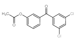 3-ACETOXY-3',5'-DICHLOROBENZOPHENONE Structure