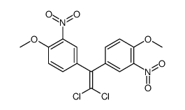 4-[2,2-dichloro-1-(4-methoxy-3-nitrophenyl)ethenyl]-1-methoxy-2-nitrobenzene结构式