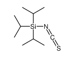 isothiocyanato-tri(propan-2-yl)silane结构式