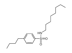 4-butyl-N-octylbenzenesulfonamide结构式