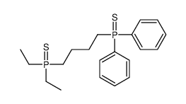 4-diethylphosphinothioylbutyl-diphenyl-sulfanylidene-λ5-phosphane Structure