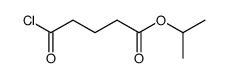 Isopropyl 4-(chloroformyl)butanoate Structure