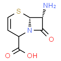 5-Thia-1-azabicyclo[4.2.0]oct-3-ene-2-carboxylicacid,7-amino-8-oxo-,[6R-(6alpha,7beta)]-(9CI) Structure