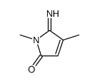 2H-Pyrrol-2-one,1,5-dihydro-5-imino-1,4-dimethyl-(9CI)结构式