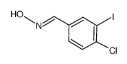 4-chloro-3-iodobenzaldoxime结构式