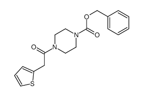 benzyl 4-(2-thiophen-2-ylacetyl)piperazine-1-carboxylate Structure