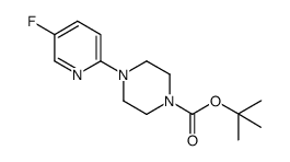 4-(5-fluoro-pyridin-2-yl)-piperazine-1-carboxylic acid tert-butyl ester Structure