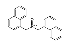 bis(naphthalen-1-ylmethyl)-oxophosphanium Structure
