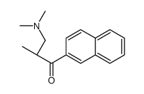 (2S)-3-(dimethylamino)-2-methyl-1-naphthalen-2-ylpropan-1-one结构式