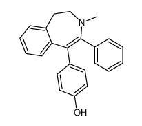 4-(3-methyl-4-phenyl-1,2-dihydro-3-benzazepin-5-yl)phenol Structure