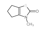 2H-Cyclopentathiazol-2-one,3,4,5,6-tetrahydro-3-methyl- Structure