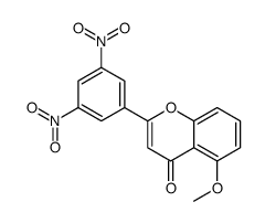 2-(3,5-dinitrophenyl)-5-methoxychromen-4-one Structure