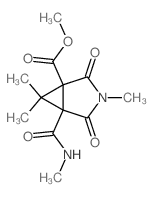 3-Azabicyclo[3.1.0]hexane-1-carboxylicacid, 3,6,6-trimethyl-5-[(methylamino)carbonyl]-2,4-dioxo-, methyl ester picture