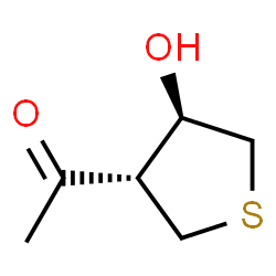 Ethanone, 1-(tetrahydro-4-hydroxy-3-thienyl)-, trans- (9CI)结构式