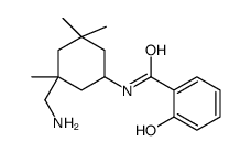 N-[3-(aminomethyl)-3,5,5-trimethylcyclohexyl]salicylamide结构式