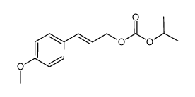 3-(4-anisyl)-prop-2-enyl iso-propyl carbonate Structure