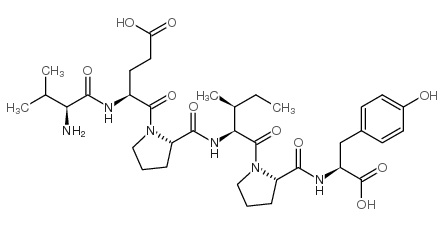 VAL-GLU-PRO-ILE-PRO-TYR结构式