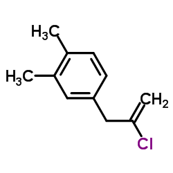 4-(2-Chloro-2-propen-1-yl)-1,2-dimethylbenzene Structure