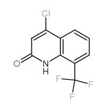 4-chloro-8-(trifluoromethyl)-1H-quinolin-2-one结构式