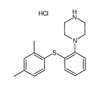 1-[2-(2,4-DiMethylphenylsulfanyl)phenyl]piperazine Hydrochloride structure
