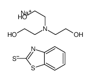 benzothiazole-2(3H)-thione, sodium salt, compound with 2,2',2''-nitrilotris[ethanol]结构式