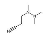 3-[dimethylamino(methyl)amino]propanenitrile Structure