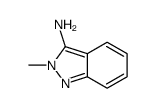 2-甲基-2H-吲唑-3-胺结构式