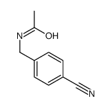 N-[(4-cyanophenyl)methyl]acetamide Structure