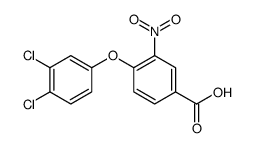 4-(3,4-dichlorophenoxy)-3-nitrobenzoic acid Structure