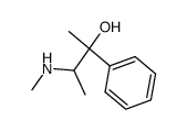 optically inactive 3-methylamino-2-phenyl-butan-2-ol Structure