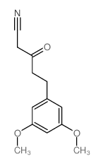 5-(3,5-Dimethoxyphenyl)-3-oxopentanenitrile Structure