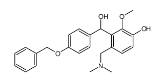 3-[(4-Benzyloxy-phenyl)-hydroxy-methyl]-4-dimethylaminomethyl-2-methoxy-phenol Structure
