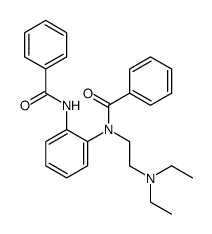 N-[2-(Diethylamino)ethyl][N,N'-(o-phenylene)bisbenzamide] Structure
