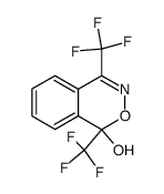 1,4-bis(trifluoromethyl)-1-hydroxy<2,3,1> benzoxazine Structure