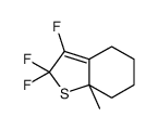 2,2,3-trifluoro-7a-methyl-4,5,6,7-tetrahydro-1-benzothiophene Structure