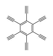 1,2,3,4,5,6-hexaethynylbenzene structure