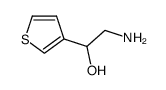 2-amino-1-thiophen-3-ylethanol结构式