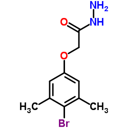 2-(4-Bromo-3,5-dimethylphenoxy)acetohydrazide结构式