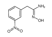 (Z)-N'-hydroxy-2-(3-nitrophenyl)acetimidamide结构式