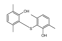 2-(2-hydroxy-3,6-dimethylphenyl)sulfanyl-3,6-dimethylphenol结构式