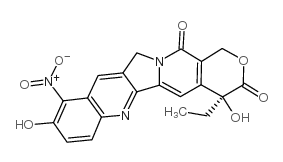 9-Nitro-10-hydroxy camptothecin Structure