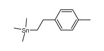 trimethyl(4-methylphenethyl)stannane Structure