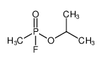 Phosphonofluoridic acid, methyl-14C-, 1-methylethyl ester Structure