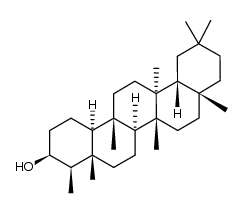 3-β-friedelinol Structure