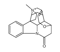 6-methyl-4a,5,5a,7,8,13a,15,15a,15b,16-decahydro-2H-4,6-methanoindolo[3,2,1-ij]oxepino[2,3,4-de]pyrrolo[2,3-h]quinoline-6-ium-14-one Structure