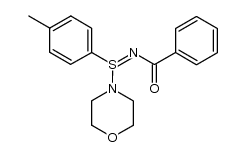 N-(morpholino(p-tolyl)-l4-sulfanylidene)benzamide结构式