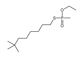1-[ethoxy(methyl)phosphoryl]sulfanyl-7,7-dimethyloctane Structure