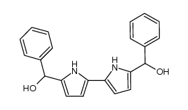 1H,1'H-[2,2'-bipyrrole]-5,5'-diylbis(phenylmethanol) Structure