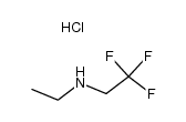 N-ETHYL-N-(2,2,2-TRIFLUOROETHYL)AMINE HYDROCHLORIDE Structure